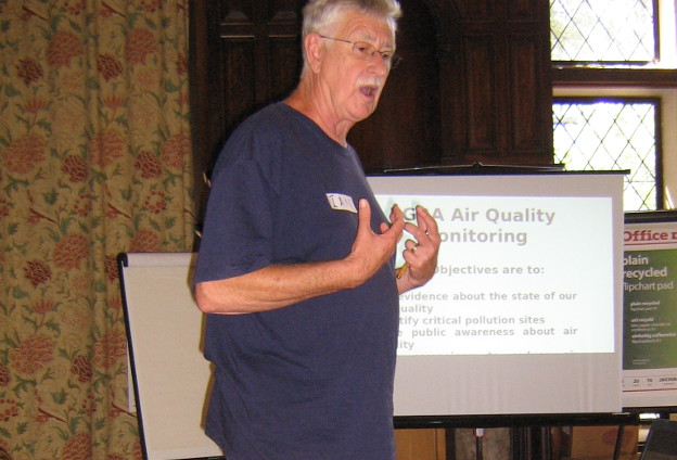 Ian from East Greenwich Residents Association presenting at the Clean Air Convergence Ian from East Greenwich Residents Association presenting at the Clean Air Convergence
